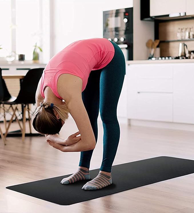 "Fitness Combo Set – Resistance Bands + 10mm Yoga Mat | Unisex Home Gym Essentials for Yoga, Pilates, Stretching"